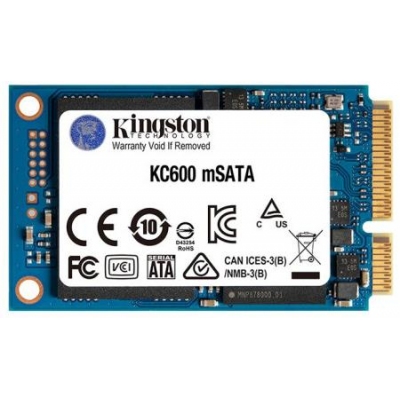 金士顿(Kingston) 512GB SSD固态硬盘 mSATA接口 KC600系列 读速高达550MB/s